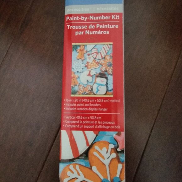 Artist's Loft, Gingerbread and Cookies Paint-by-Number Kit, 16" x 21.5" Vertical - Picture 5 of 7